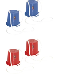 1 Paar (2Stück) Hudora Dosenstelzen/Topfstelzen joey groß in rot oder blau NEU! - Bild 1 von 9