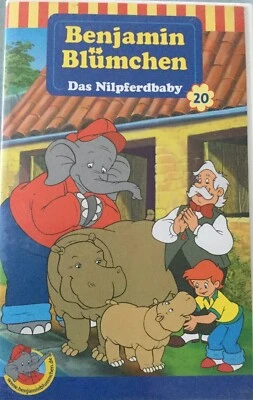 VHS Benjamin Blümchen 20  - Das Nilpferdbaby (1998) FSK oA 26 Minuten Laufzeit - Bild 1 von 4