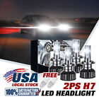 4 X H7 Led Headlight Bulbs 120000Lm 6000K 200W For Hyundai Santa Fe Xl 2013-2019