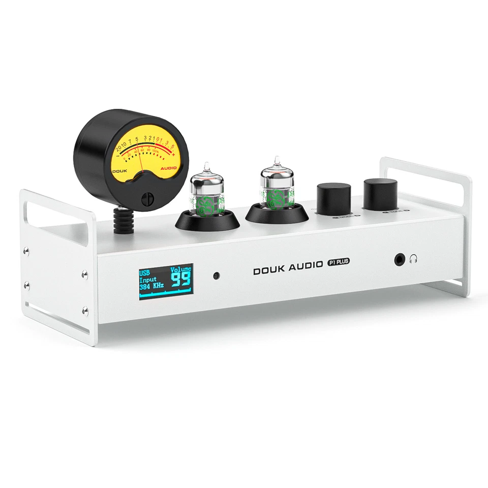 Douk Audio P1 PLUS Bluetooth Röhren Vorverstärker USB DAC SPDIF Konverter DSD256 - Bild 1 von 4