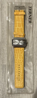 RELÓGIO DE PULSO BIJOUX TERNER K-10994 pulseira amarela/laranja - Imagem 1 de 4