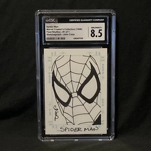 Marvel CC98 Sketchagraph Sketch: Spider-Man John Czop nuovo nuovo di zecca + CGC 8,5 (7030) - Foto 1 di 2