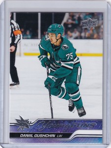 2023-24 Upper Deck Series 1 Young Guns #239 Daniil Gushchin - San Jose Sharks