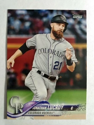 2018 Topps 667 Jonathan Lucroy - Image 1 of 2