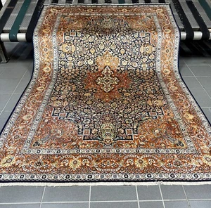 seidenteppich handgeknüpft Kaschmir 180 /265 cm ( FRISCH GEWASCHEN) - Bild 1 von 13