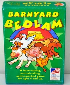 Barnyard Bedlam Kid's Card Game Matching Animals 1998  - Picture 1 of 2