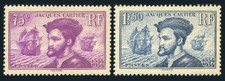 Francia 296-297, Mnh.michel 292-293. Jacques Cartier.discovery Of Canada,