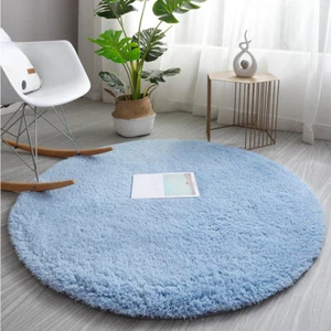 Faux Lamb Wool Floor Mat Rug Carpet Non Slip Living Room Bedroom Home Shaggy - Picture 1 of 23