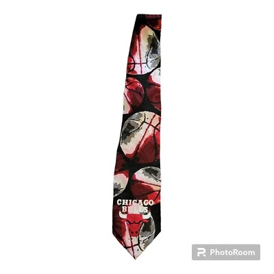 Corbata deportiva Chicago Bulls RM Michael Jordan hecha en EE. UU. vintage años 90 Foto 1 de 4