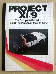 FIAT BERTONE X1/9 1500 1300 PBS RACING MODIFICATIONS PROJECT X1/9 - 128 MANUAL - Picture 1 of 4