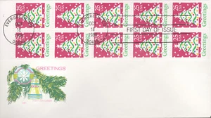 FDC 1990 - Scott # 2516a - Panel de folletos - Edición de Navidad - Farnam Cachet - Imagen 1 de 1