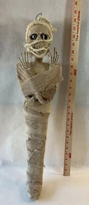24” Spooky Halloween Skeleton Mummy Hanging Ornament Decorations - Picture 1 of 2