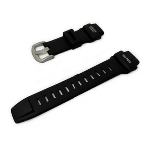 Genuine Casio Replacement Watch Strap Black Plastic Resin 10412702 for Pro Trek - Picture 1 of 2