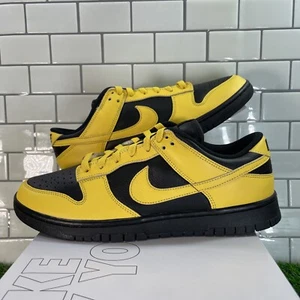 NIKE Dunk Low Retro By You “Bruce Lee” Taxi Black Yellow Men Size 11 FN0569-900 - Picture 1 of 8