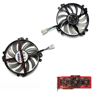Ventilateur de refroidissement 1/3 PCS FD7010H12D ventilateur de remplacement pour GTX1080 1070 8Go XLR8 GAMING - Photo 1/8