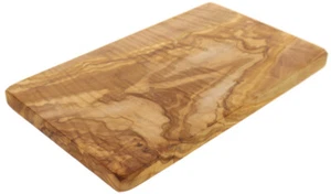 Frühstücksbrett Brett Schneidebrett Brettchen L 25 x B 15 x H 1,7 cm Olivenholz - Bild 1 von 8