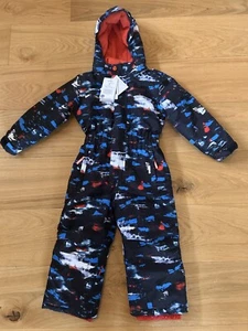 NEW Mountain Warehouse Kids Ski Snowsuit Rainsuit Cloud Multi Winter ALL SIZES - Picture 1 of 2