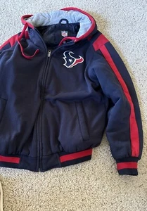 NFL Jacket/Sweatshirt Texas Texans Vintage Sz M Insulated Quilted Lining G III - Picture 1 of 9