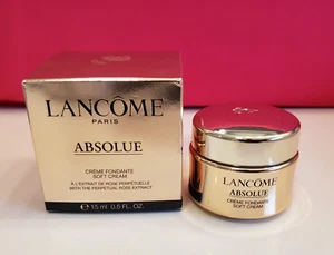 Lancome Absolue Soft Cream With Grand Rose Extracts 15ml / 0.5 oz FRESH NEWINBOX - Picture 1 of 7