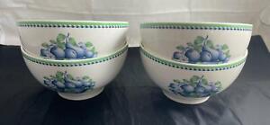 Set of 4 Villeroy & Boch PROVENCE Rice Bowls Discontinued
