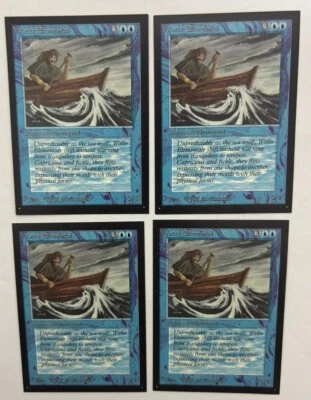 MTG 4X INTERNATIONAL / COLLECTOR'S EDITION WATER ELEMENTAL (IE / CE) LIKE BETA - Image 1 of 4