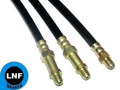 Oldsmobile F85 Cutlass Jetfire F-85 制动软管前后套件 X3 62 63 1962 1963 — 第 1/4 张图片