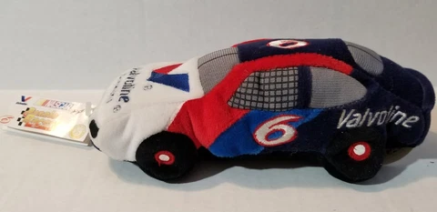 PJ Toys NASCAR Mark Martin #6 Bean Bag Plush Racecar Figure Cummins Valvoline Cover