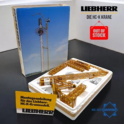 Liebherr - Mod. 2022 - Die HC-K Krane, Gru a Torre - Scala 1,87 - NEW - Immagine 1 di 4