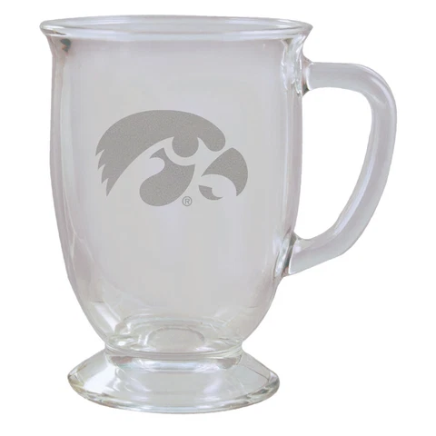 Iowa Hawkeyes 16oz. Etched Cafe Mug Cover
