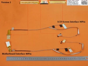 Displaykabel Bildschirm screen cable 30-PIN mit Touch version 2 für Asus A550CC - Bild 1 von 1
