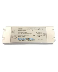 12Vdc 50W DALI dimmable LED driver, active PFC - Picture 1 of 2