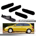 4PCS Smoke Front+Rear Bumper Side Marker Lights For 02-05 Honda Civic Si EP3 3DR