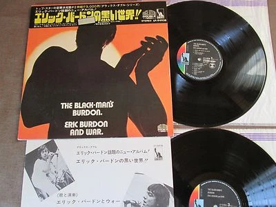 ERIC BURDON & WAR The Black-Man's Burdon JAPAN 2LP LP-9493B OBI Sexy Cheesecake  - Image 1 of 4