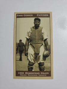 JOSH GIBSON 1938 HOMESTEAD GRAYS- NEGRO NATIONAL LEAGUE 1 of 500 LTD - Picture 1 of 2