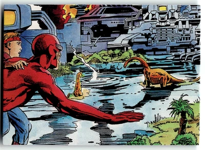 Tarjeta coleccionable Valiant Unity Time is not Absolute 1992 #4 The Lost Land Foto 1 de 4