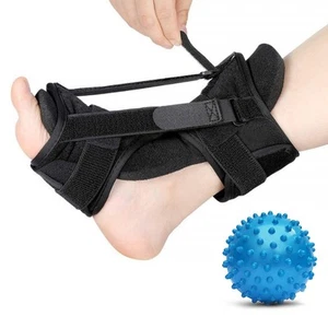 Plantar Fasciitis Night Splint Adjustable Breathable Foot Drop Orthotic qiJBZ - Picture 1 of 11