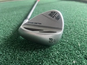 TaylorMade Hi Toe 3 Chrome 58* Lob Wedge *7 Stiff Steel - Picture 1 of 6