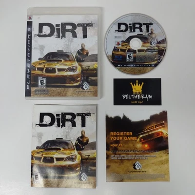 DiRT (PS3 PlayStation 3, 2007) CIB EN/FR Manual - Image 1 of 4