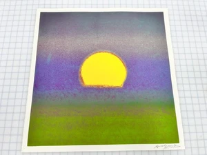 Andy Warhol - "Sunset 233" 1972 Lt. Ed. druck signiert 22,5 x 22,5 cm ungerahmt - Bild 1 von 1