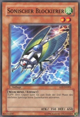 YuGiOh Sonischer Blockierer AST-DE021 Common NM unl. - Bild 1 von 2