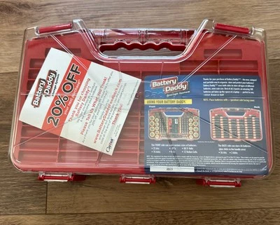 180 Battery Daddy Storage System Caddy Organizer with Case and Tester - Image 1 of 3