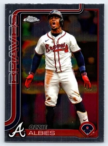 Topps 2025 cromado - 206 Ozzie Albies Atlanta Braves - Imagen 1 de 2
