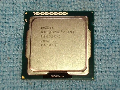 Procesador CPU Intel Core i7-3770K SR0PL 4 núcleos 3,5 GHz LGA1155 4ª generación sin probar Foto 1 de 2