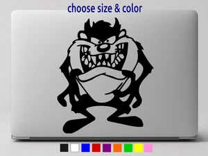 TAZ Tasmanischer Teufel Looney Tunes Vinyl-Aufkleber Auto-Wandaufkleber Größe Farbe wählbar - Bild 1 von 3