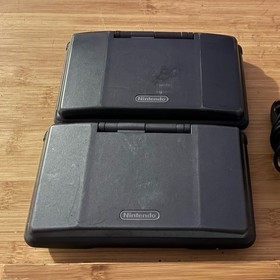 Nintendo DS NTR-001 Lot of 2 Black Consoles w/ Charger SEE DESCRIPTION