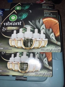 x3 ▪︎ 5er Pack Air Wick White Sage Mahagoni Vibrant Plug in Duftöl Nachfüller - Bild 1 von 5