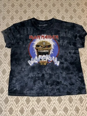 铁娘子加州衬衫尺寸 Xl 摇滚乐队染料短袖 — 第 1/4 张图片