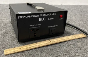 ELC T Series 3000 Watt Voltage Converter Transformer w/ Cord - Picture 1 of 4