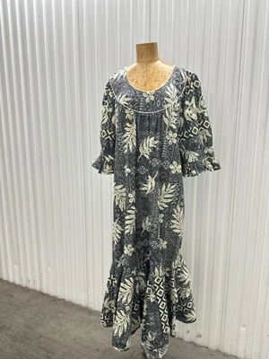Winnie Fashions Hawaiian Ruffled Maxi Dress - Image 1 of 4