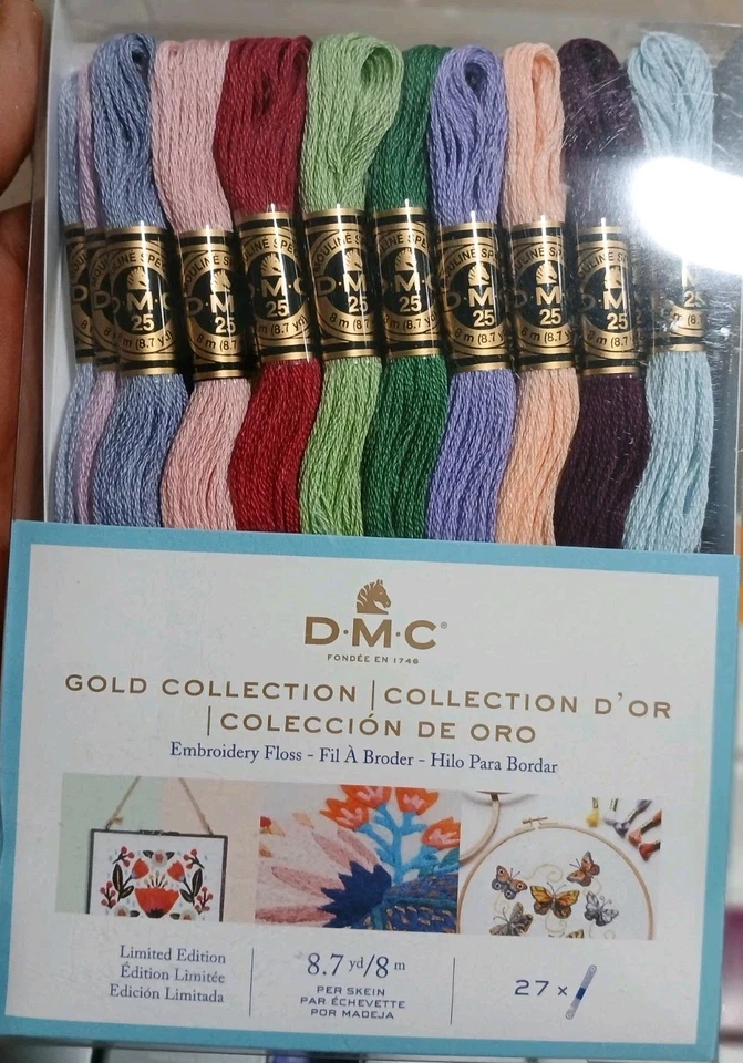 DMC Gold Collection Floss LOVELY COLORS 27 pieces Embroidery Cross Stitch floss - Image 1 of 1